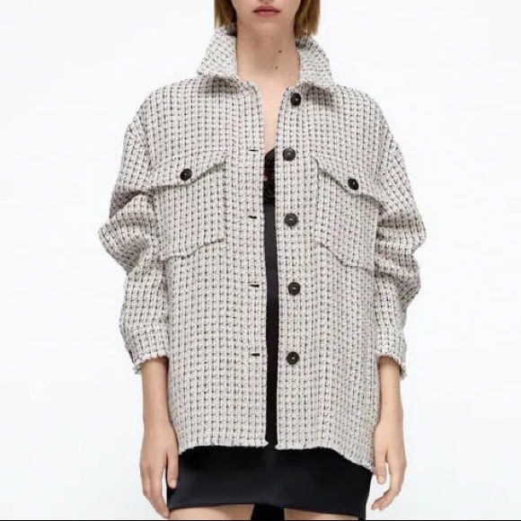 Zara | Jackets \u0026 Coats | Zara Black And 